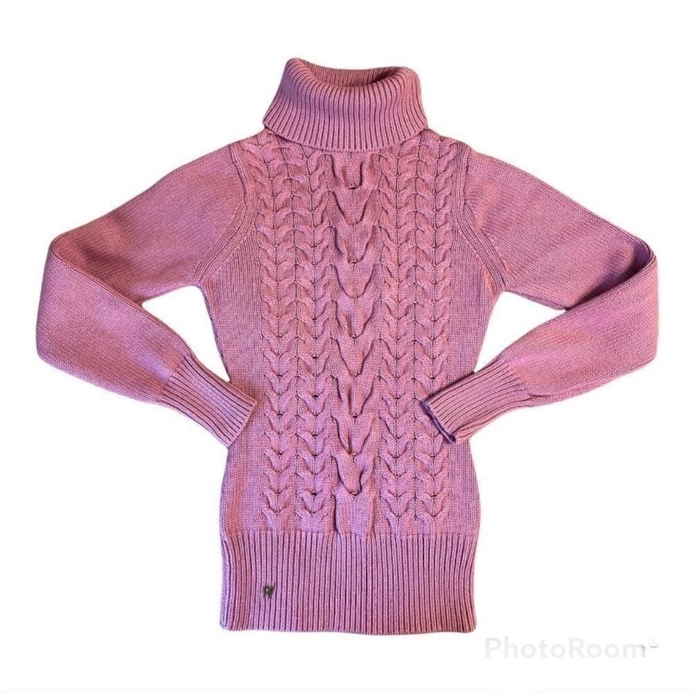 Silk Cashmere Pink cable knit sweater - Roberto Verino